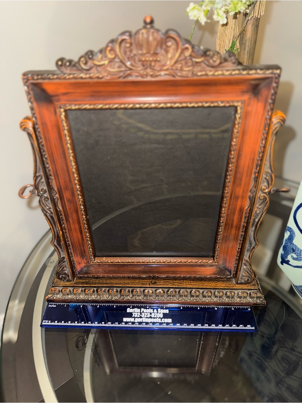 Classic Ornate Vintage Swivel Style Wood Ornate Picture Frame 8x10 - Picture 8 of 8